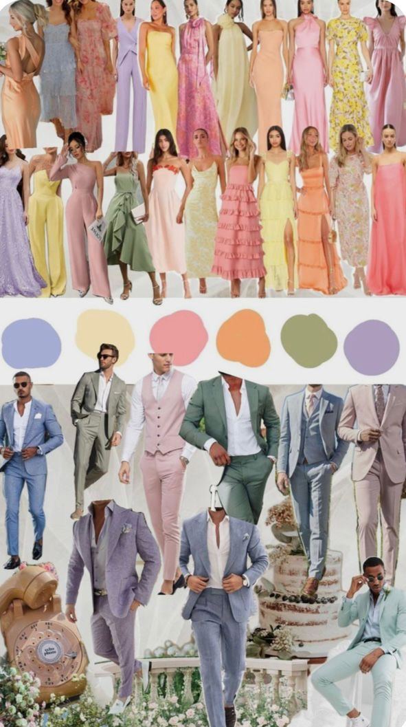 Inspiratie summer chique jurken in pastel- en aardtinten