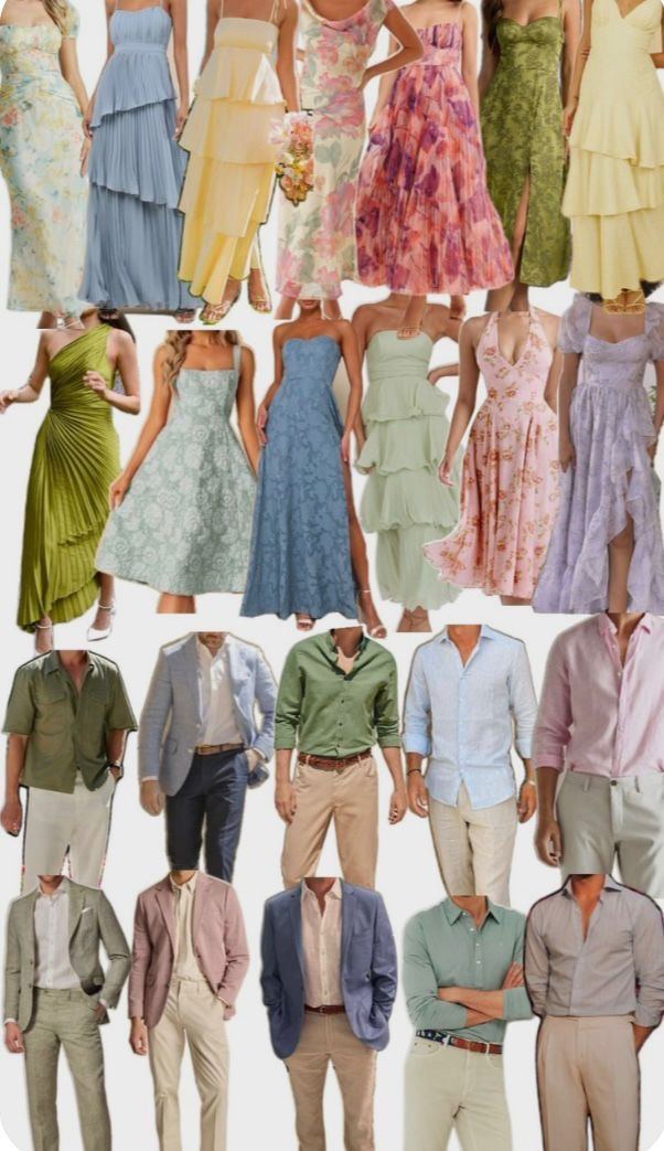 Kleurenpalet en outfits voor summer chique